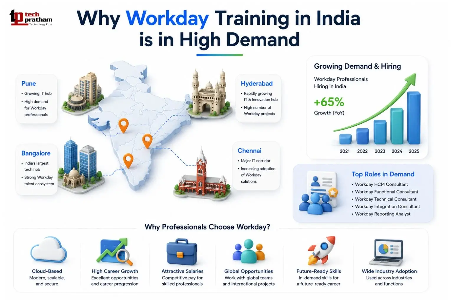 Growing demand for Workday professionals in India